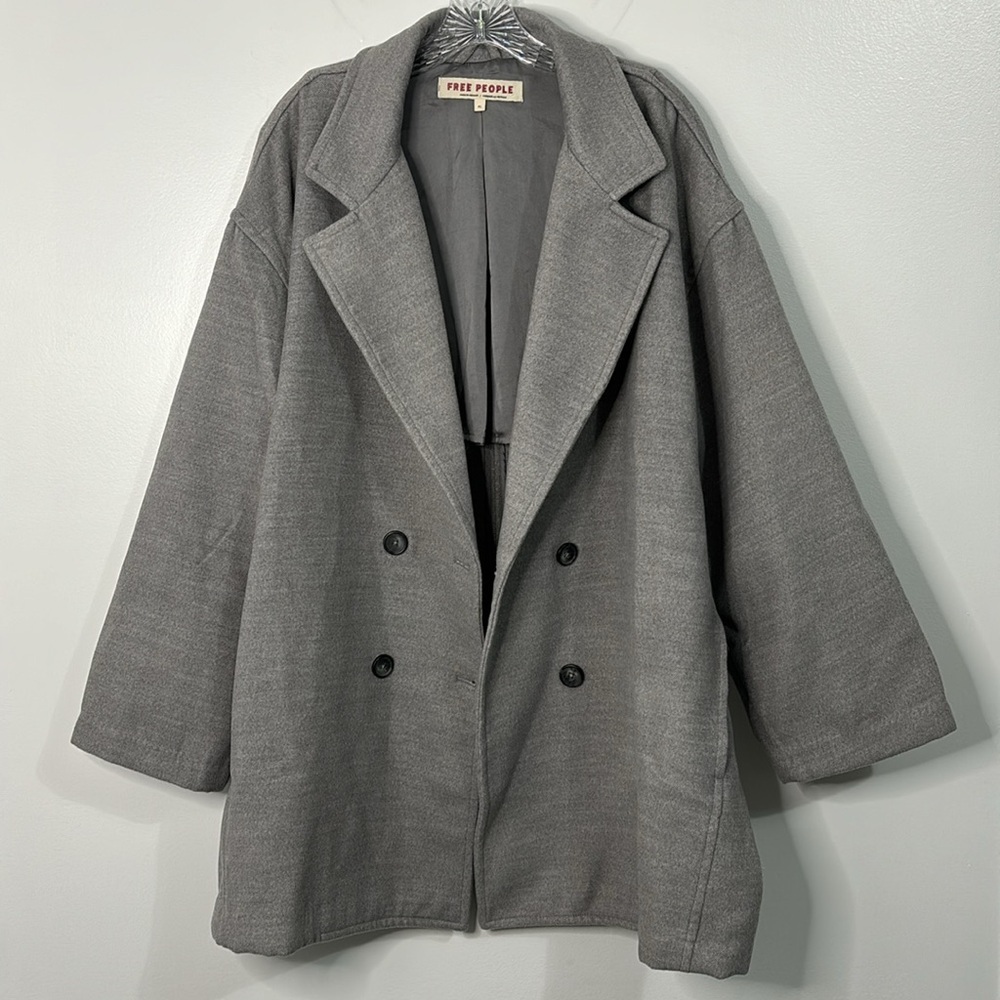 Free People Hannah Oversized Blazer Jacket Size XL - Picture 6 of 6